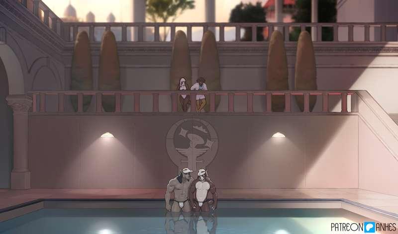 Sunset pool