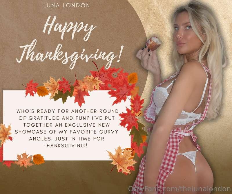 Feeling extra naughty this Thanksgiving, and I'm grateful fo..