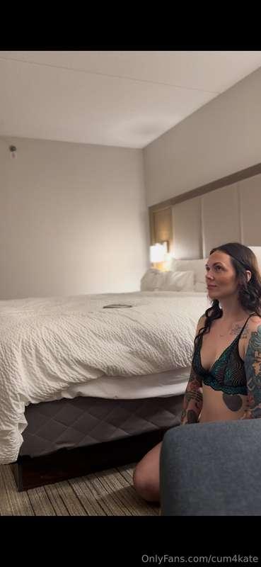 Your perfect little cocksleeve, waiting patiently on her kne..