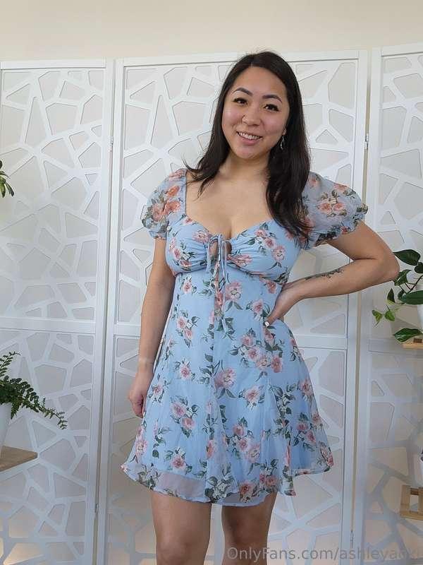 Wow, I'm actually wearing panties under my dress?!