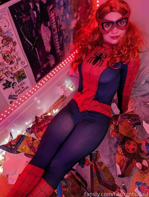 Wanna shoot your web on me? 

#fyp #cosplay #spiderman #spandex #ginger #curvy #tits #ass #legs #titsmintsalad