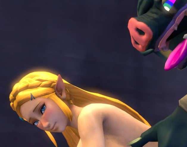 Elf Girl x 2 Boblins (Loop) 