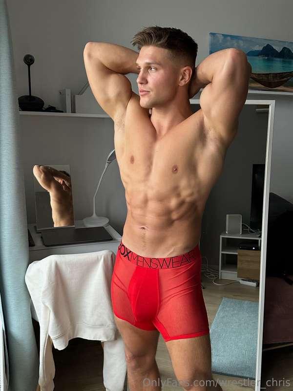 Looking out the window, flexing these biceps and letting my ..