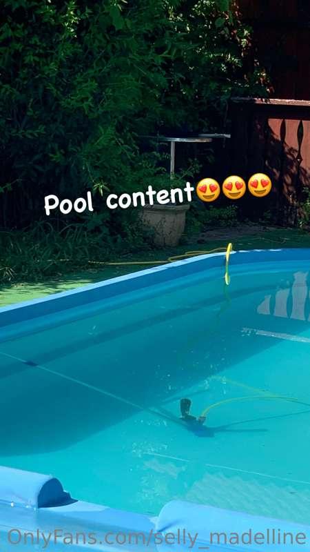 You ask, you got! Most votes was for pool 🫶🏽😍