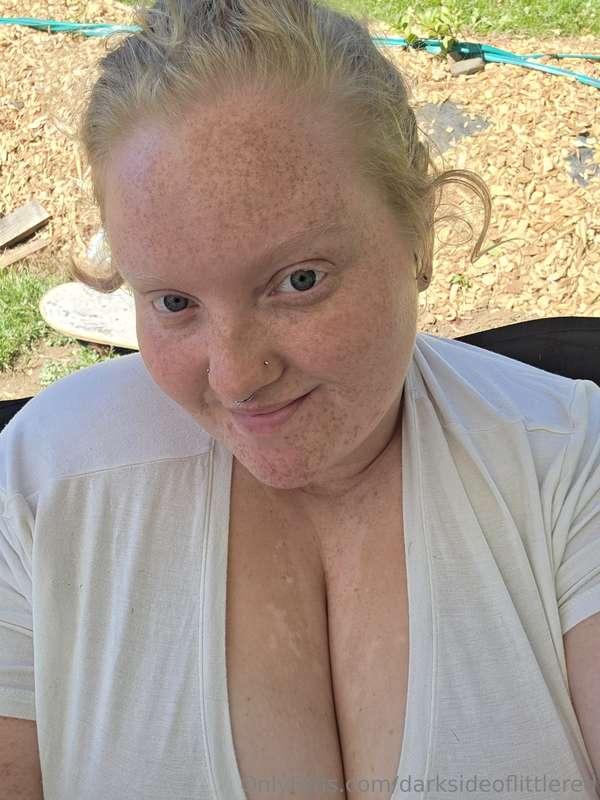 Some sneaky playtime hiding in the shower at the campground 