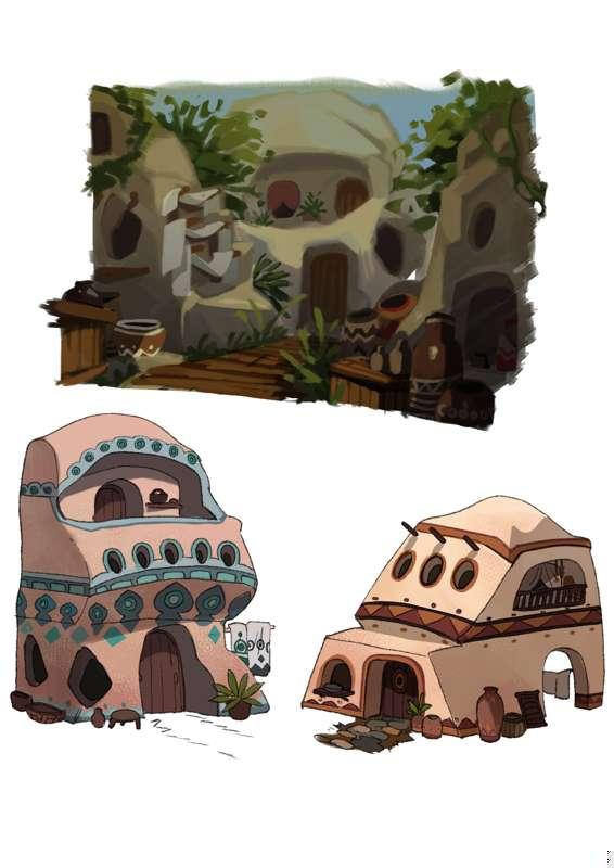 imps: rock homes and vases
