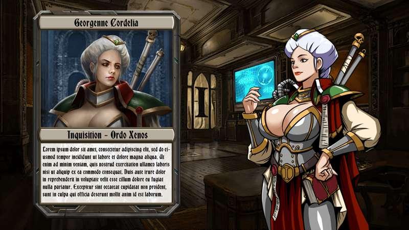 Noble sponsor reward: Inquisitor Cordelia Painting 
