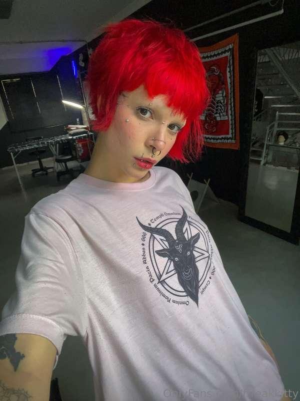You have gone to have your pretty face pierced and that's th..