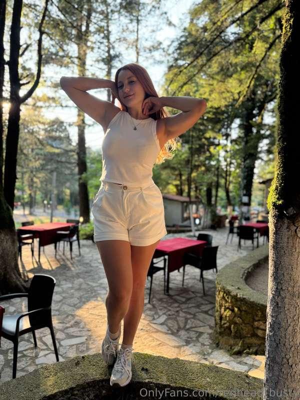 Just me, relaxing, soaking up the day, and feeling cute. If ..