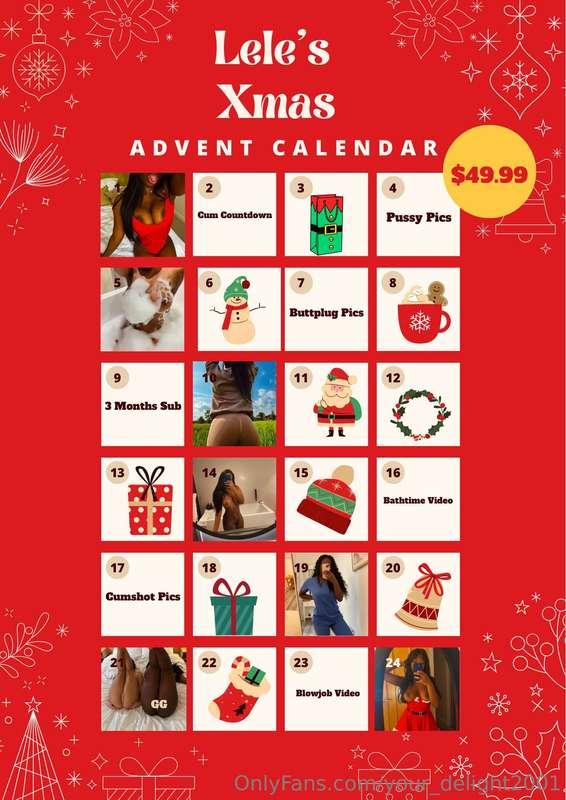 Tis’ The Season to be Horny 🎄 So I made a 🥵🥵🥵 advent calenda..