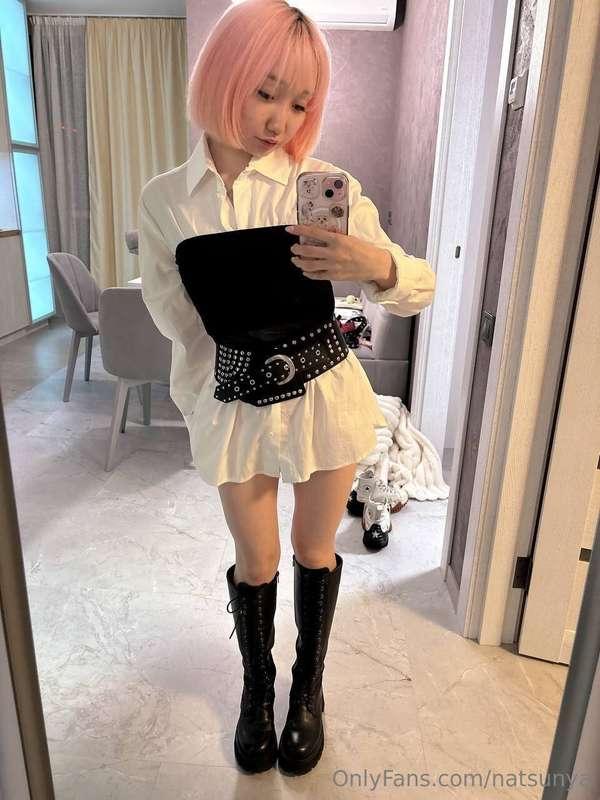 Today’s fit: lil’ softie, lil’ don’t-mess ฅ (=◕Ⱉ◕ฺ=)ฅ