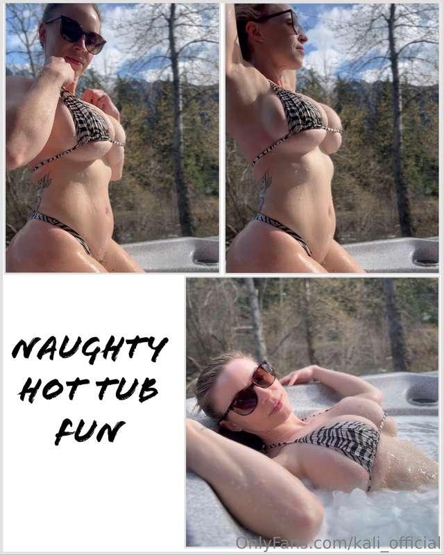 NEW SOLO Naughty Hot Tub Fun! I bet you want to see what hap..