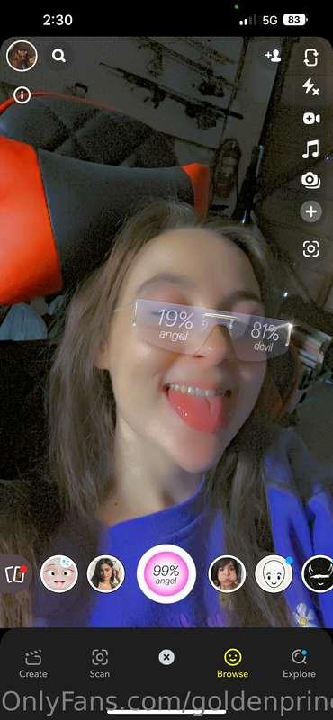 Even the filters tell me how bad I am 😈🥵