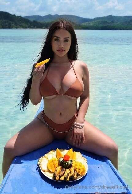 Full spread 😋🥭🍌🍍 Where I'd rather be...