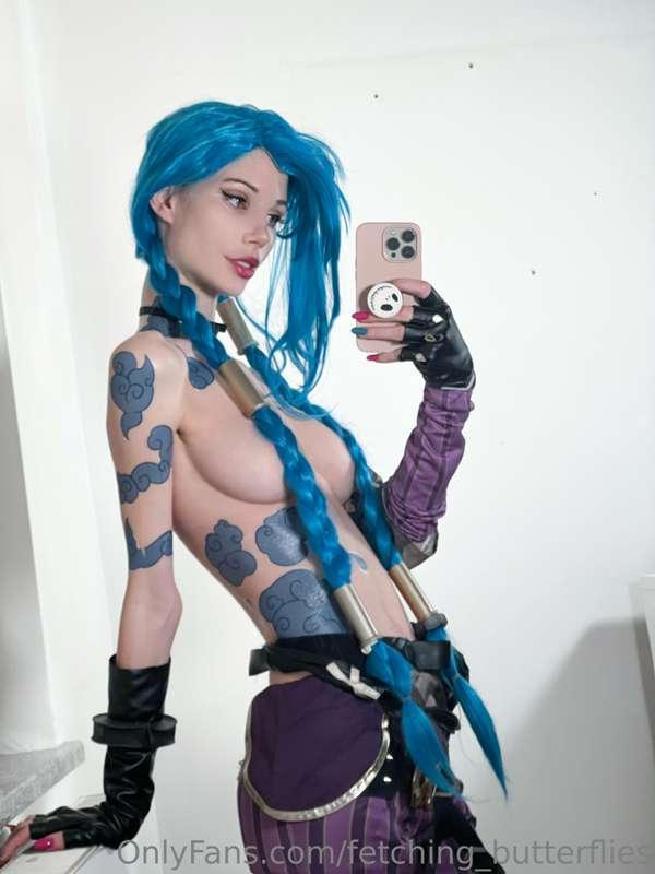 Jinx 💙 Wanna pull my pigtails? 😏