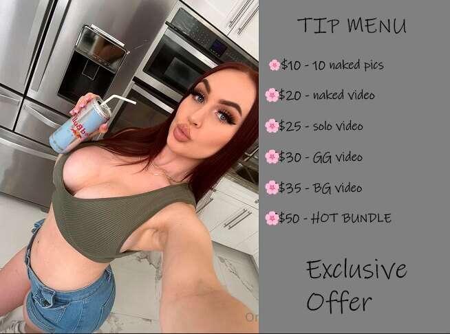 🔥 EXCLUSIVE TIP MENU FOR MY LOYAL FANS 🔥I’ve got something e..
