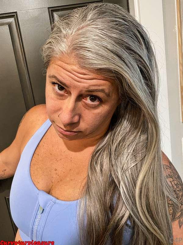 The look I give when you talk a big game but your cock is be..