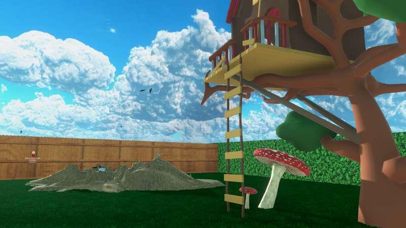 Backyard Playtime in Neos!