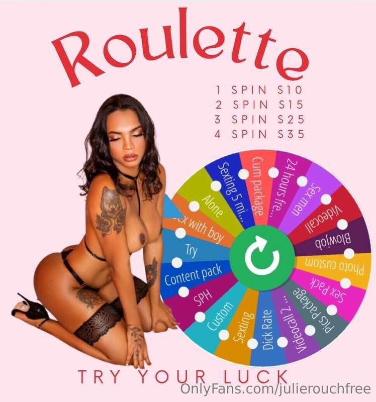 Spin love. I'm ready for some fun. So spin the route and let..