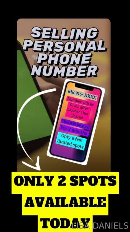## 2 SPOT LEFT TO GET MY VERY OWN PERSONAL PRIVATE NUMBER ☎️..