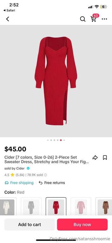 Buy the dress and get a surprise in your messages🤗 Only 1 wi..