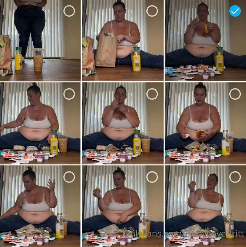 @godbrittlovebliss *JUST FILMED NOW!!* Belly Feeding Breakfa..