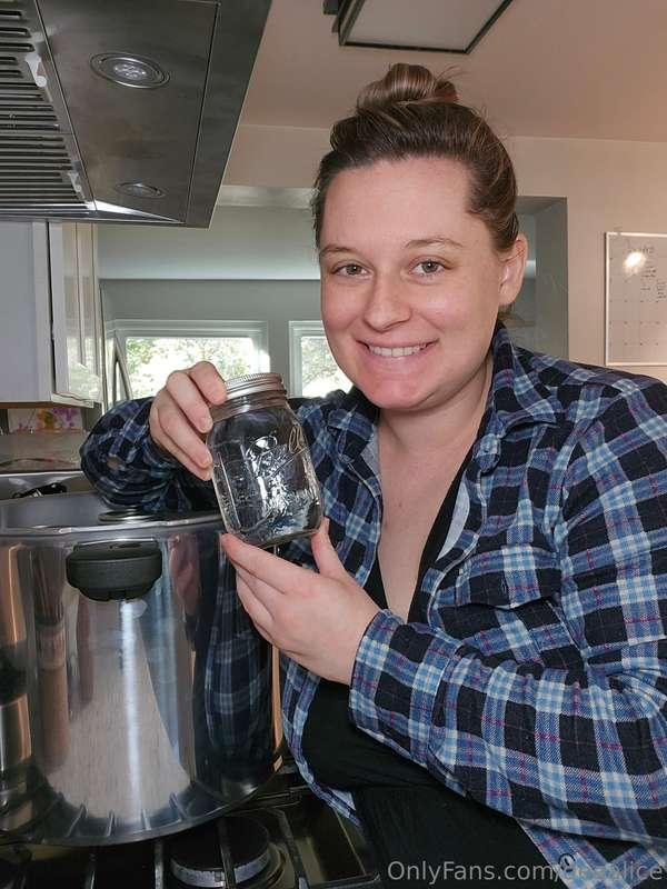 Today's been busy in the homestead! I got a new pressure can..