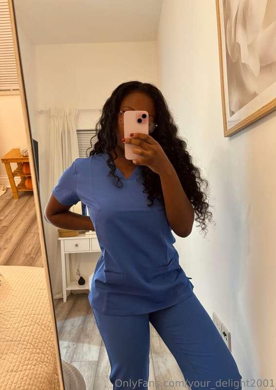Always fun to get new scrubs come in! I work as an agency nu..