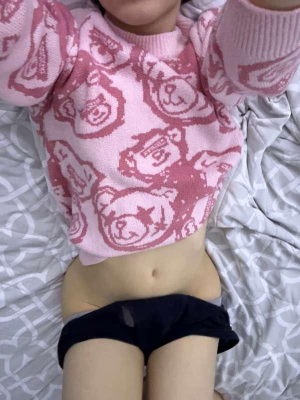 Do you want to pull them lower with your teeth? 😏