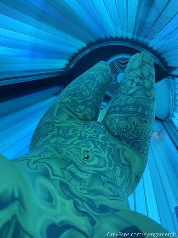 It was tanning day today for Barbie 💕
