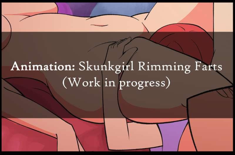 Animation: Skunkgirl Rimming Farts (Work in progress)
