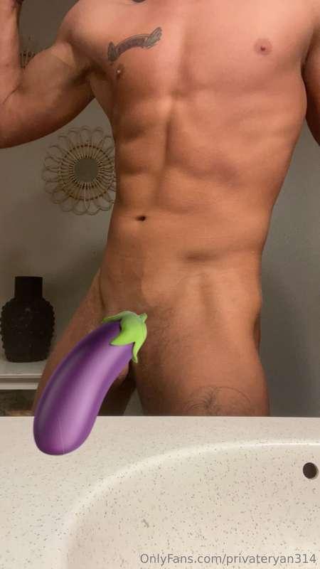 Eat this eggplant to remove it 🍆 🥵