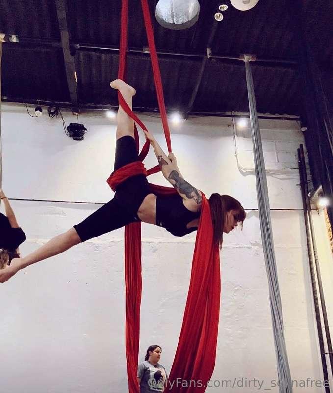 I love Acrobatics because it's like feeling suspended in the..