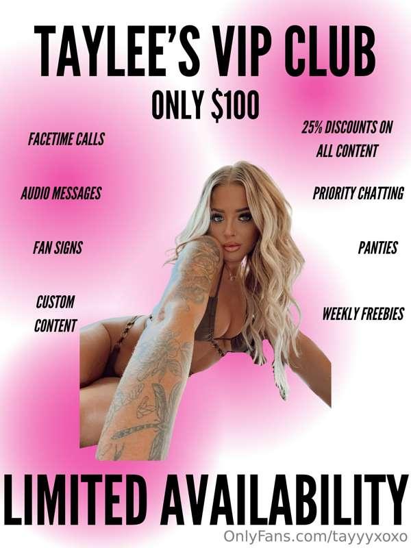 24 hours to join my VIP experience 😘