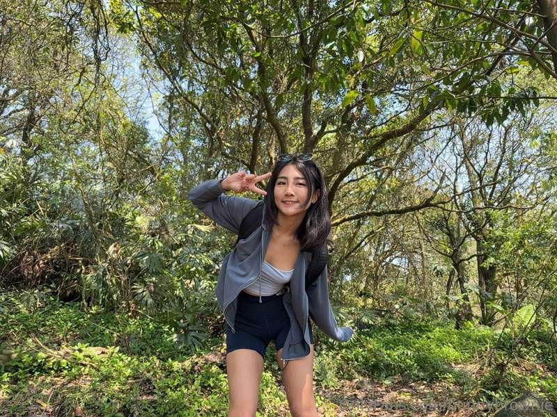 Nature’s gorgeous but not as much as the view I’m thinking a..