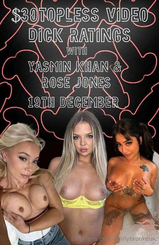 😈 GET A TOPLESS DICK RATING WITH ME & MY BESTIES @pengalipri..