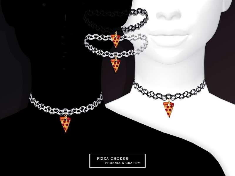 Phoenix X Grafity - Pizza Choker [ simblreen gift ]