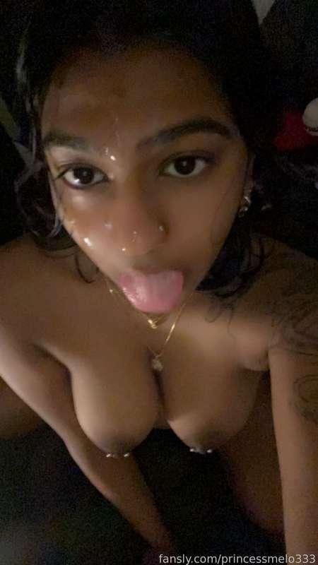 you like seein cum on my face &lt;3

#fyp #indian #teen #facial