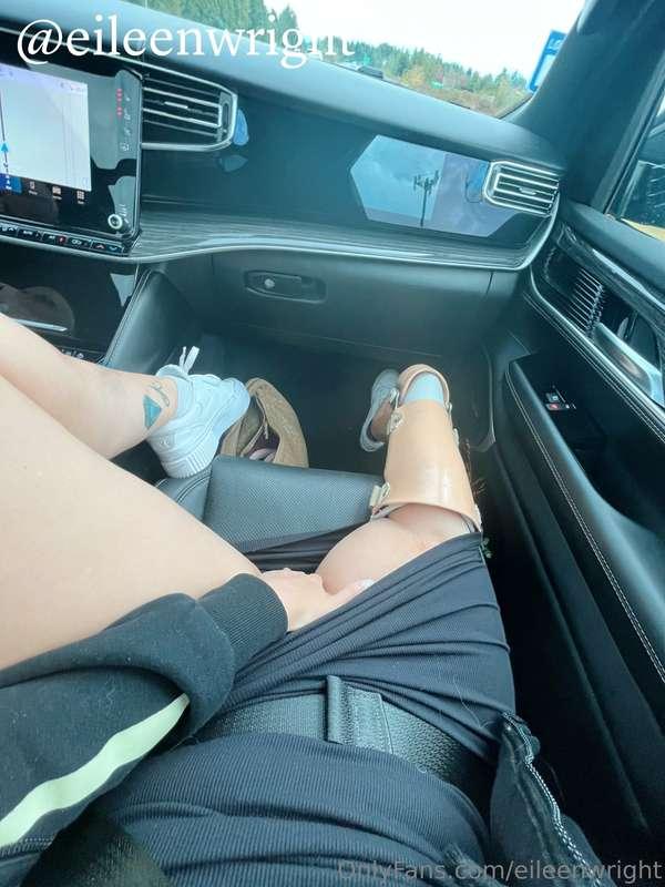 Oops left the house without panties again.