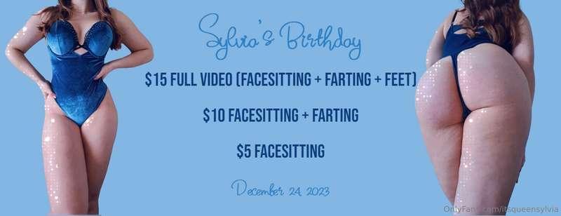 Hi, baby! Wanted to let you know that my birthday is in one ..