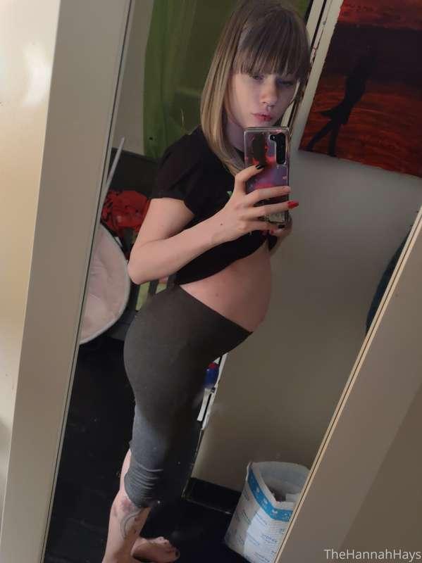 22 weeks. I'm getting bigger everyday and can't wait until s..