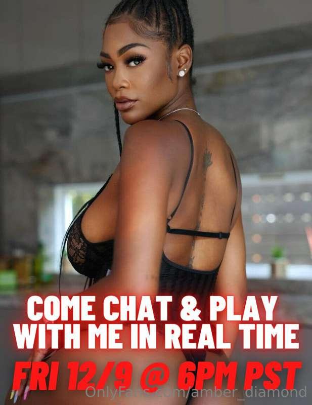 **I’M GOING LIVE!**

And since it’s the season of giving, I’..