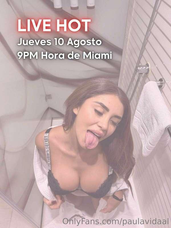 Esta noche un delicioso LIVE , quiero que juguemos y mires c..