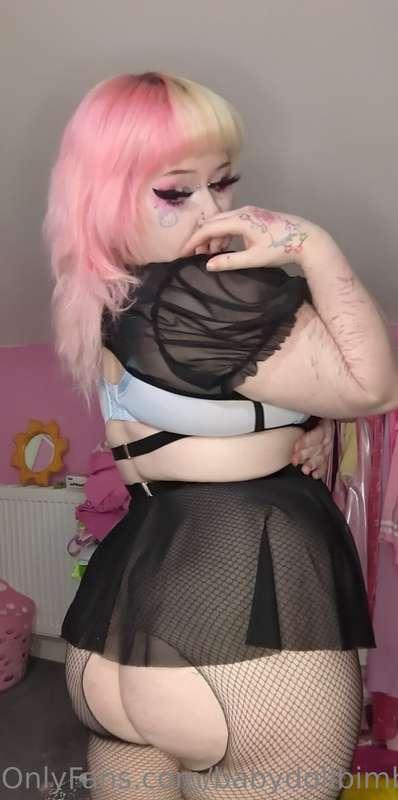all i want is be gf, wear cute outfit, have big boob and suc..