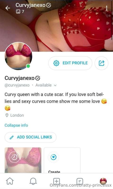 Show some support to my new curvy friend on OnlyFans! A very..