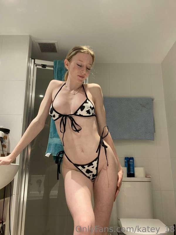 Can’t wait to send you the video in this cute little cow fit..