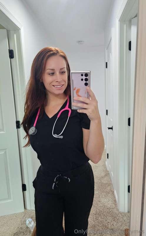 A little reveal before the shift 😘