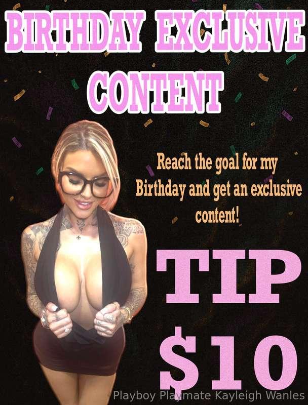 Alright my loves… it’s officially birthday time! 🎂💋You know ..