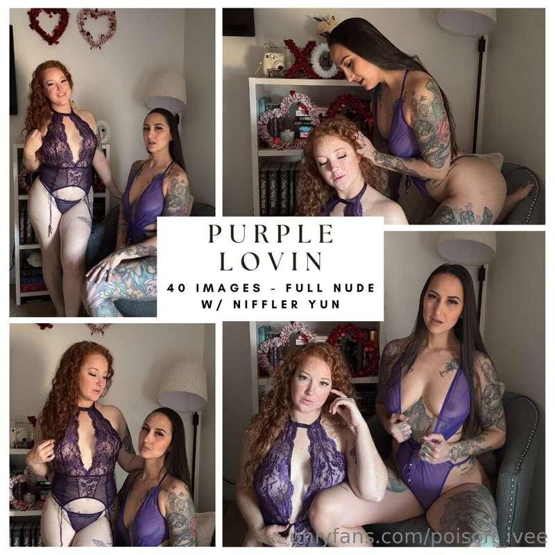 Girl Girl 40 Pic PhotoSet - Purple Loving with @shannon_boot..
