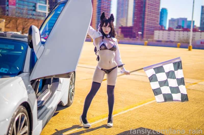 "I know you can win Commander, I'll be right here cheering you on."

-Atago 

#Atago #Cosplay #Cosplayer #Lewd #AzurLane